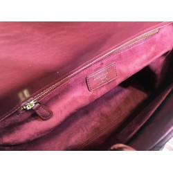 Dior Large Lady Dior Bag In Bordeaux Cannage Lambskin CDBS2387