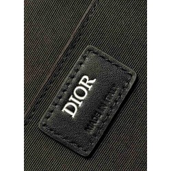 Dior Lingot Briefcase in Black CD Diamond Canvas CDBS2404