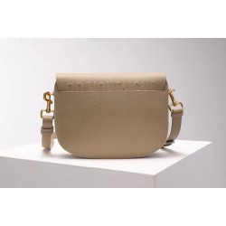 Dior Medium Bobby Bag In Beige Grained Calfskin CDBS2409