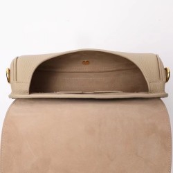 Dior Medium Bobby Bag In Beige Grained Calfskin CDBS2409