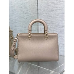 Dior Medium Lady D-Sire My ABCDior Bag in Beige Bull Leather CDBS2575