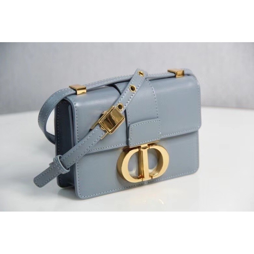 Dior Micro 30 Montaigne Bag In Grey Calfskin CDBS2591