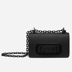 Dior Mini J'Adior Bag In Black Ultra Matte Calfskin CDBS2628