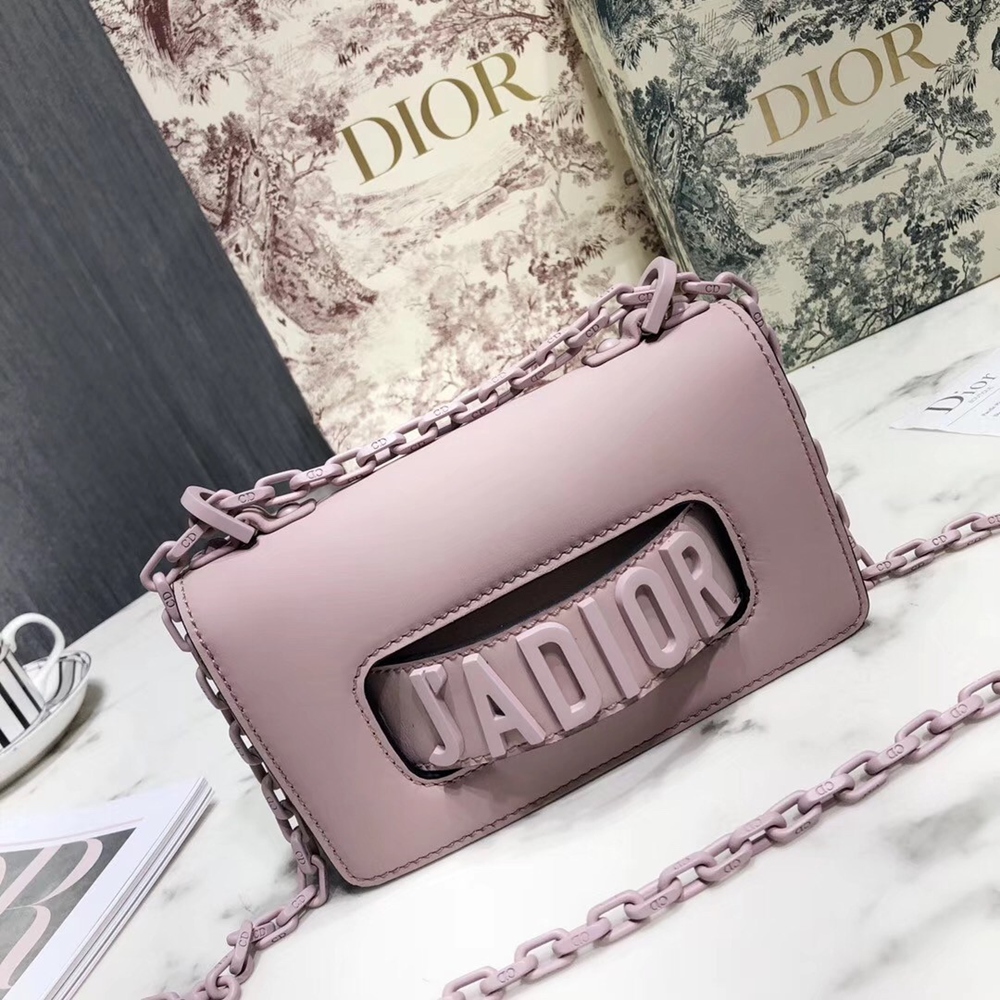 Dior Mini J'Adior Bag In Pink Ultra Matte Calfskin CDBS2629