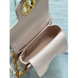 Dior Mini Jolie Top Handle Bag in Pink Cannage Calfskin CDBS2632