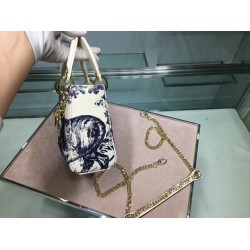 Dior Mini Lady Dior Bag With Toile De Jouy Printed CDBS2657