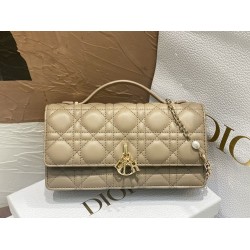 Dior Miss Dior Mini Bag In Beige Cannage Lambskin CDBS2690