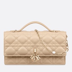 Dior Miss Dior Mini Bag In Beige Cannage Lambskin CDBS2690