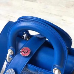 Dior My Lady Dior Bag In Blue Lambskin CDBS2698