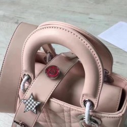 Dior My Lady Dior Bag In Pink Lambskin CDBS2701