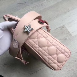 Dior My Lady Dior Bag In Pink Lambskin CDBS2701