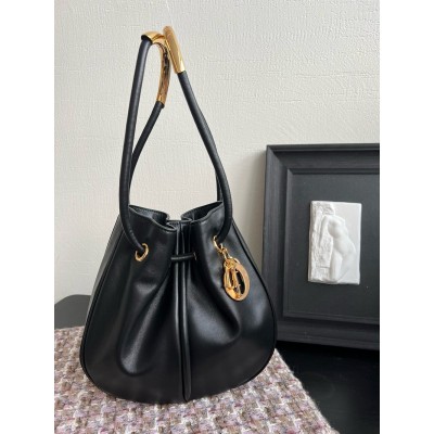 Dior Nolita Medium Bag in Black Calfskin CDBS2709