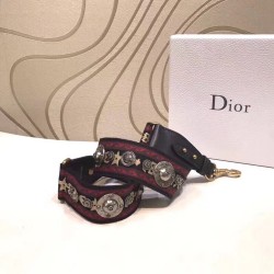 Dior Red Canvas Bohemian-inspired Strap CDBS2715