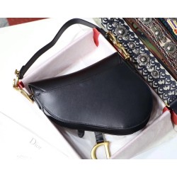 Dior Saddle Bag In Black Calfskin CDBS2720