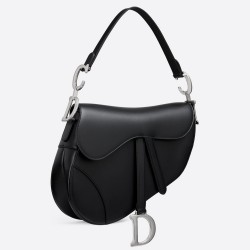 Dior Saddle Bag In Black Soft Calfskin CDBS2723