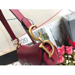 Dior Saddle Bag In Red Calfskin CDBS2759