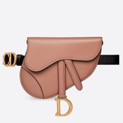 Dior Saddle Belt Bag In Powder Smooth Calfskin CDBS2783