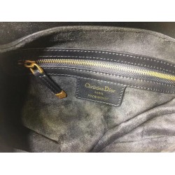 Dior Saddle Canvas Bag Embroidered With Multi-coloured Stripes CDBS2785