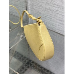 Dior Saddle Rodeo Pouch in Yellow Goatskin CDBS2799