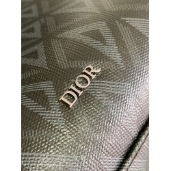 Dior Safari Tote Bag in Black CD Diamond Canvas CDBS2803