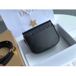 Dior Small Bobby Bag In Black Calfskin CDBS2817