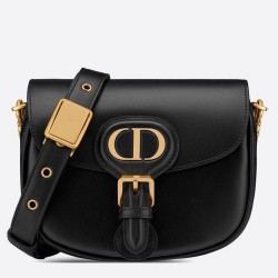 Dior Small Bobby Bag In Black Calfskin CDBS2817