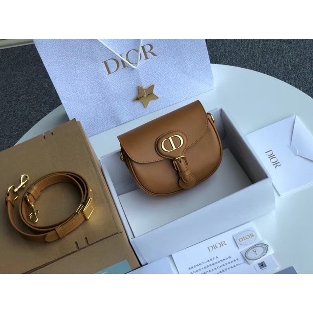 Dior Small Bobby Bag In Camel Calfskin CDBS2819