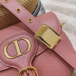 Dior Small Bobby Bag In Dark Nude Calfskin CDBS2820