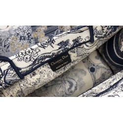 Dior Small Book Tote In Blue Toile De Jouy Canvas CDBS2857