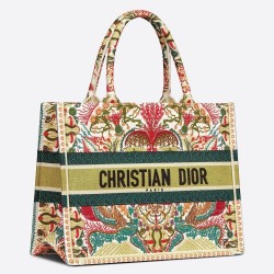 Dior Small Book Tote In Heart Lights Dior Embroidery CDBS2859