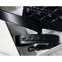 Dior Small Lady Dior My ABCDior Bag In Black Diamon Calfskin CDBS2897