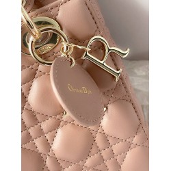 Dior Small Lady Dior My ABCDior Bag in Blush Lambskin CDBS2899