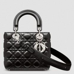 Dior Small Lady Dior My ABCDior Bag in Noir Lambskin CDBS2904