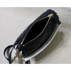 Dior Vibe Small Hobo Bag In Black Cannage Lambskin CDBS2933