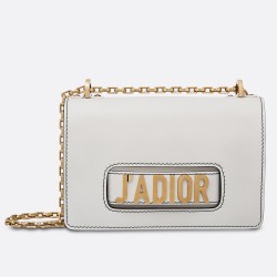 Dior White J'Adior Calfskin Flap Bag CDBS2935